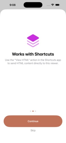 Render app history view
